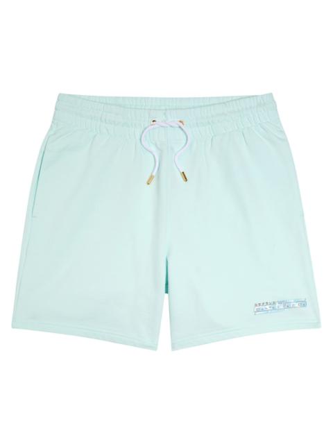 CASABLANCA Casablanca Manga Tennis Ball Logo-print Cotton Shorts