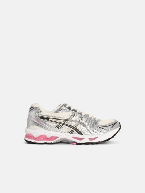 Asics 'GEL-KAYANO 14' CREAM AND PINK MESH BLEND SNEAKERS