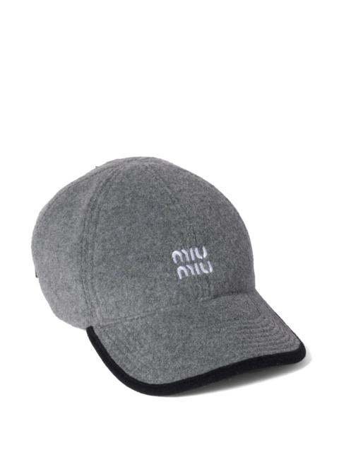 Miu Miu Miu Miu Fleece Baseball Cap