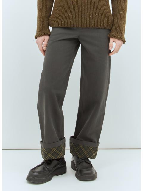 Burberry Burberry Men Cotton Carpenter Pants