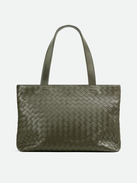 Bottega Veneta Small Intrecciato Zipped Tote