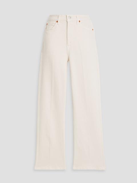 RE/DONE 70s cropped high-rise bootcut jeans