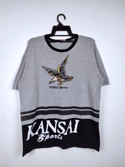 Other Designers Vintage - Vintage 90s Kansai Sport Shirt Eagle Logo Embroidery Design