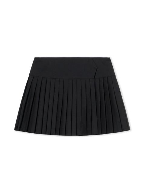 Off-White Big Bookish Logo Pleated Skirt