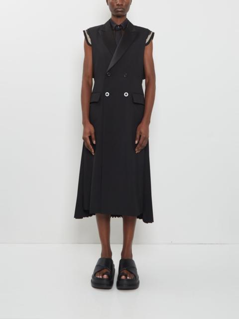 sacai Suiting Vest Dress