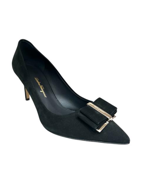 FERRAGAMO Ferragamo Bow Suede Pumps