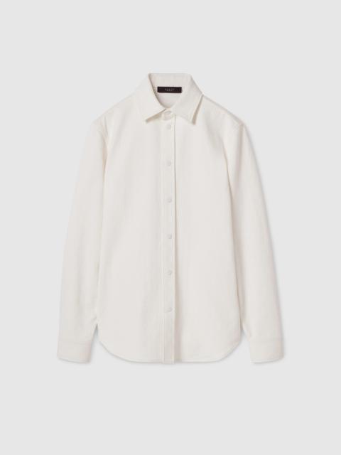 GUCCI GG cotton denim jacquard shirt
