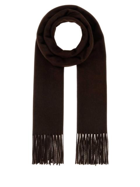 Prada Prada Men Chocolate Silk Blend Scarf