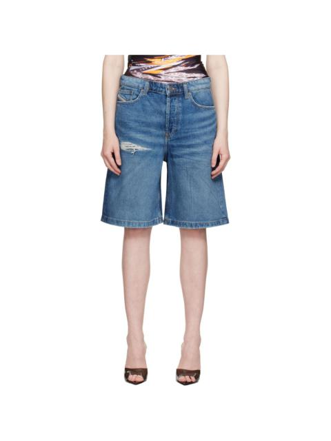 Diesel Blue De-Sire-Short Denim Shorts