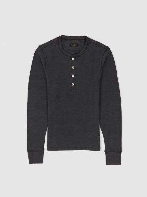 RRL by Ralph Lauren Double RL Ladies Long Sleeve Henley Shirt