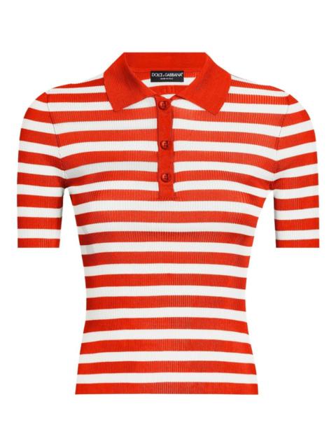 Dolce & Gabbana Dolce & Gabbana Women Striped Polo Shirt