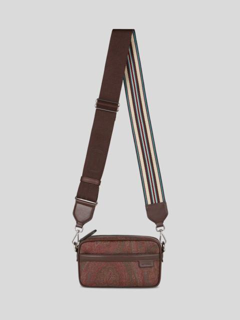 Etro MINI CAMERA CASE WITH SHOULDER STRAP AND ARNICA MOTIF
