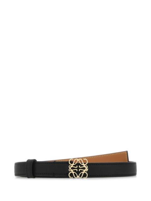 Loewe Loewe Women Black Leather Belt