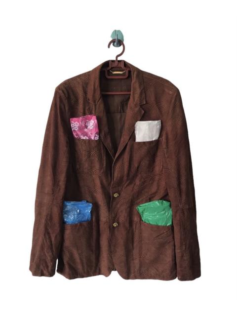 Roberto Cavalli 💥Steals💥Nice Art Roberto Cavalli Goat Leather Jacket