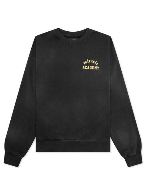 NAHMIAS MIRACLE ACADEMY CREWNECK - BLACK
