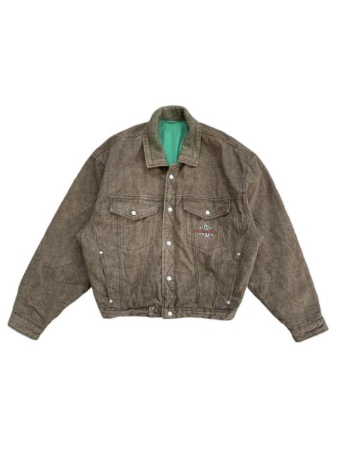 KENZO Rare Vtg Kenzo Reversible Trucker Bomber Jacket