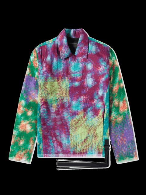 Vibrating Floral Work Jacket