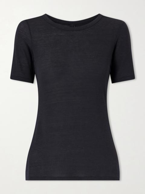 SKIMS Stretch-modal And Cashmere-blend T-shirt