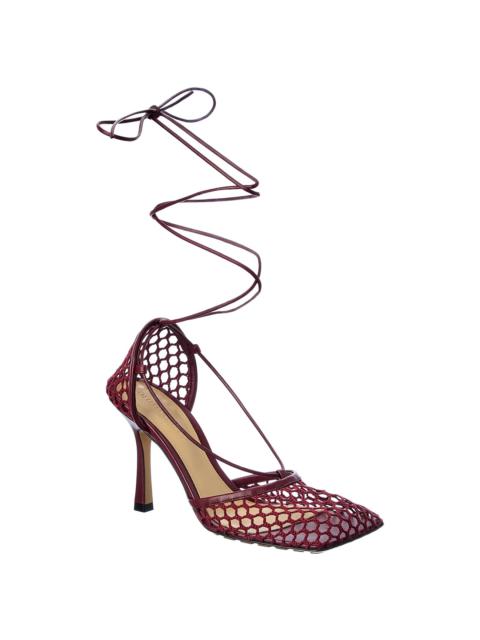 Bottega Veneta Stretch Leather Ankle Wrap Sandal
