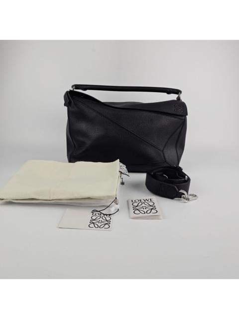 Loewe LOEWE Puzzle Large Black Top Handle Bag New & Authentic