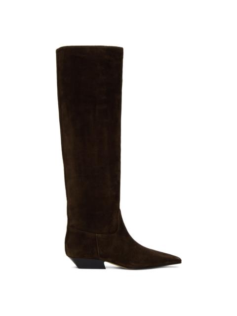 KHAITE Brown 'The Marfa' Boots