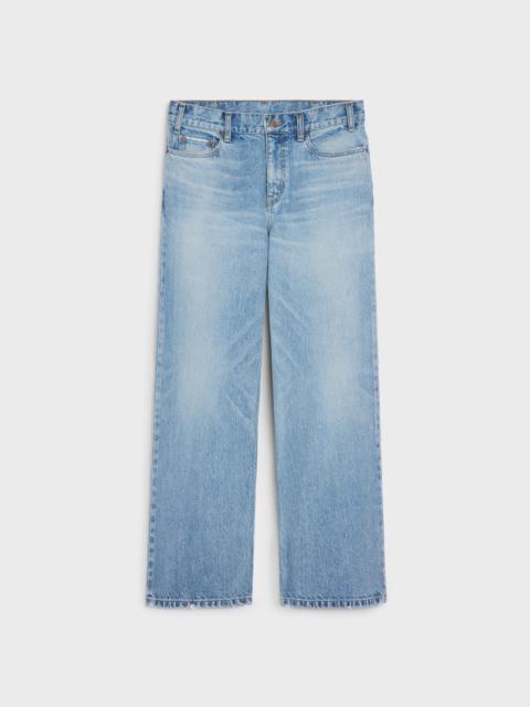 CELINE jolene jeans in golden blue wash denim