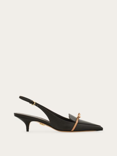 FERRAGAMO Slingback with bow mini bow detail