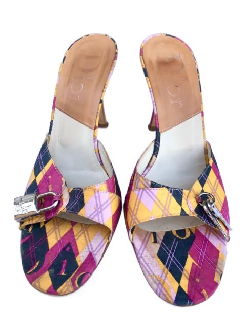 Dior Dior Vintage Pink summer playful and cute quilted Nanjing-lock high-heels