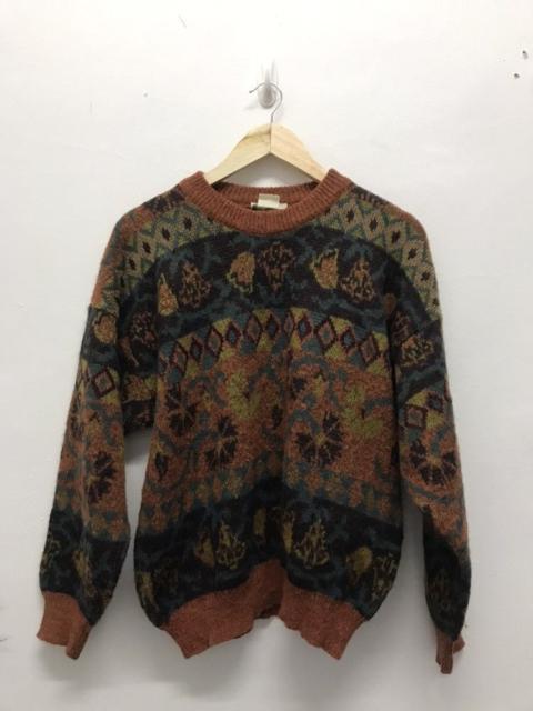 Other Designers Designer - Tofani Itali Lambswool By Patrizia Sweatshirt Art Pullover