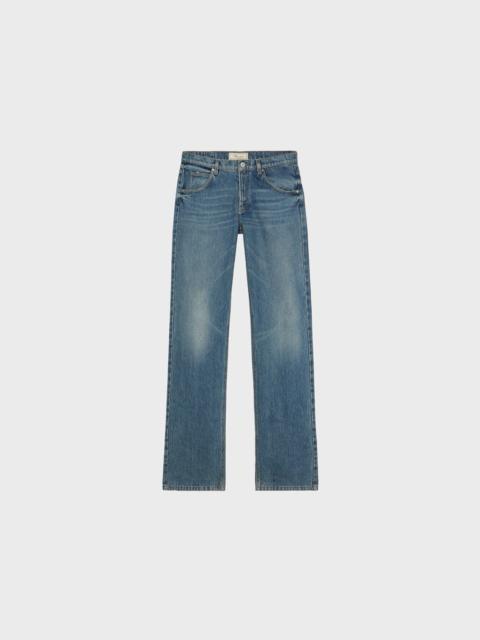 Blumarine STRAIGHT LEG JEANS WITH LOGO PRINT