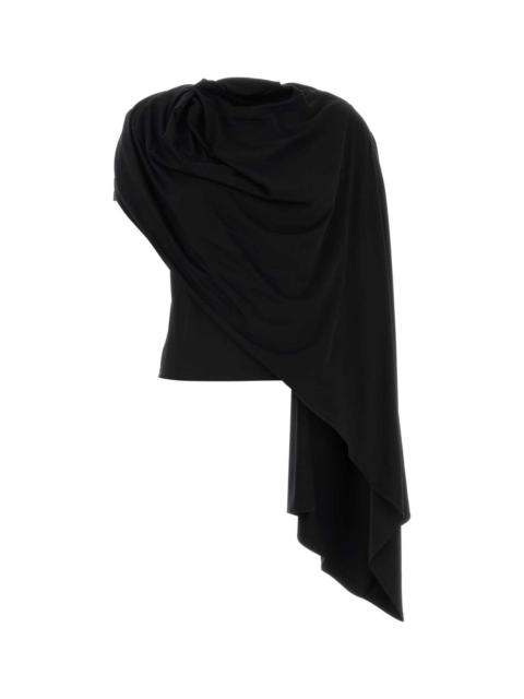 MAGDA BUTRYM Magda Butrym Women Black Stretch Viscose T-Shirt
