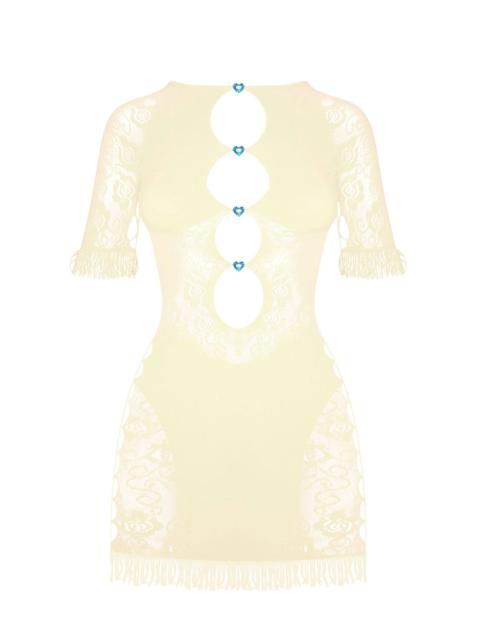 POSTER GIRL FLORAL MIRANDA DRESS IN BUTTER