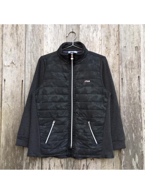 Other Designers Vintage - Vintage Fila Camo Zip Up Jacket Small Logo