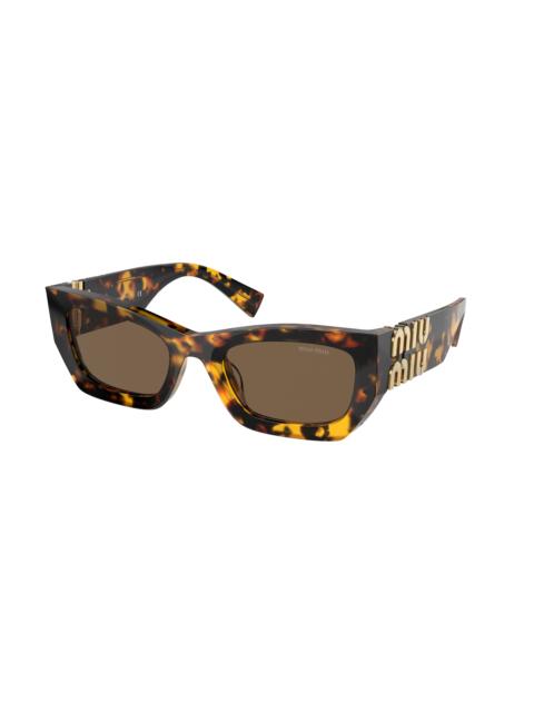 Miu Miu Miu Miu Brown Cat Eye Ladies Sunglasses MU 09WS VAU06B 53