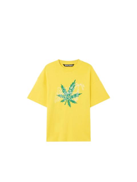 Palm Angels Palm Angels Yellow T-Shirts & Vests - T-Shirts Men