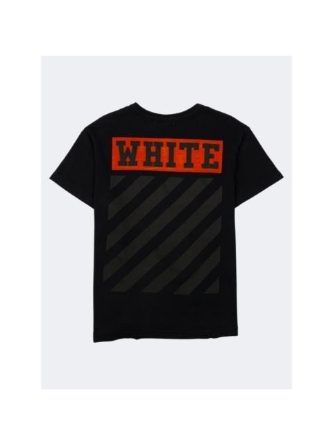 Off-White OG S/S 2016 Black & Orange Box Logo T-Shirt