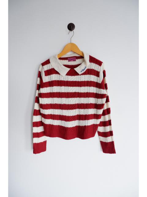 Designer - Vintage Fiorruci Collared Cropped Knitwear
