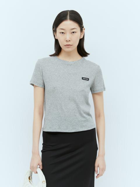Miu Miu Logo Patch T-Shirt