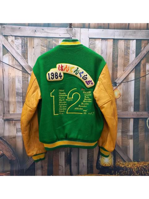 Other Designers Union Made - HANTEN CLUB 1984 by BUTWIN USA Wool Leather Varsity Jacket