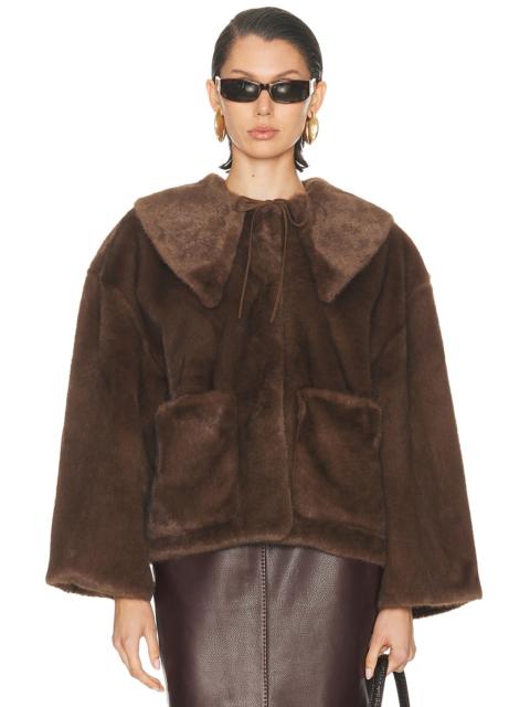 BY MALENE BIRGER Jacquie Fake Fur Jacket