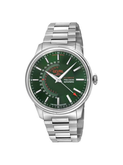 Other Designers Gevril Guggenheim Automatic Green Dial Men's Watch 49204B