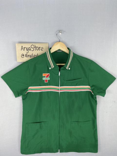 Vintage 90’s 7 Eleven Worker Shirt Short Sleeve