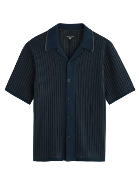 Rag & Bone Harris Knitted Cotton-blend Shirt