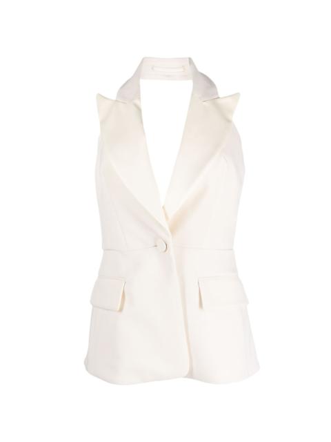 suit style virgin wool top