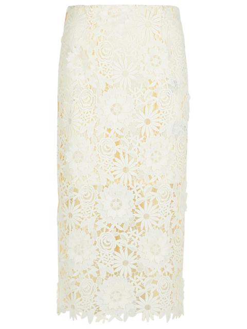 Rotate '3D' White Polyester Skirt Women