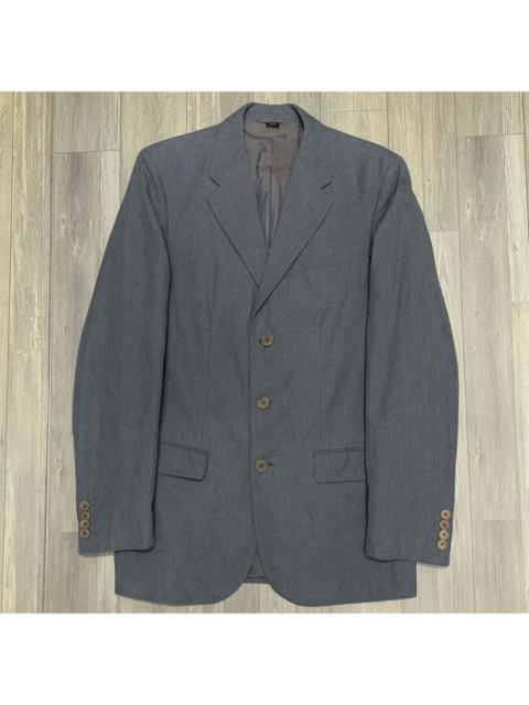 Helmut Lang Late 1990s Helmut Lang Grey Single Breasted Blazer