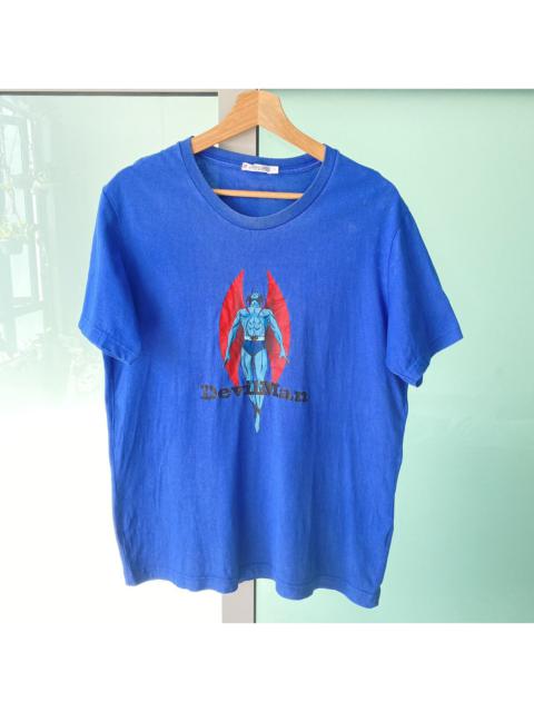 Other Designers Vintage - Thrashed Faded Devil Man Japanese Anime Tee