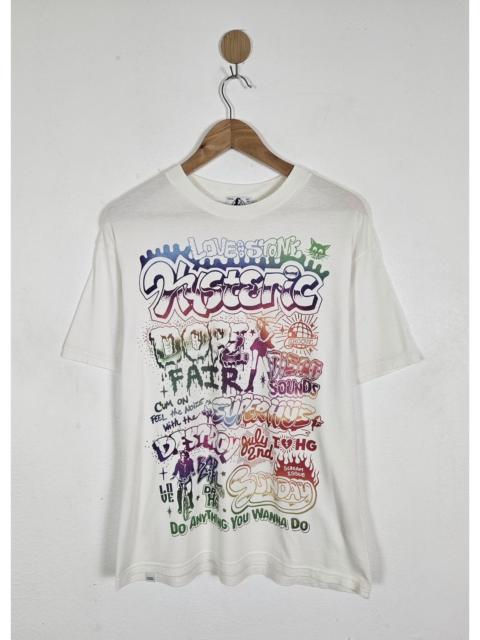 Hysteric Glamour Hysteric Glamour Grafiti love stone shirt