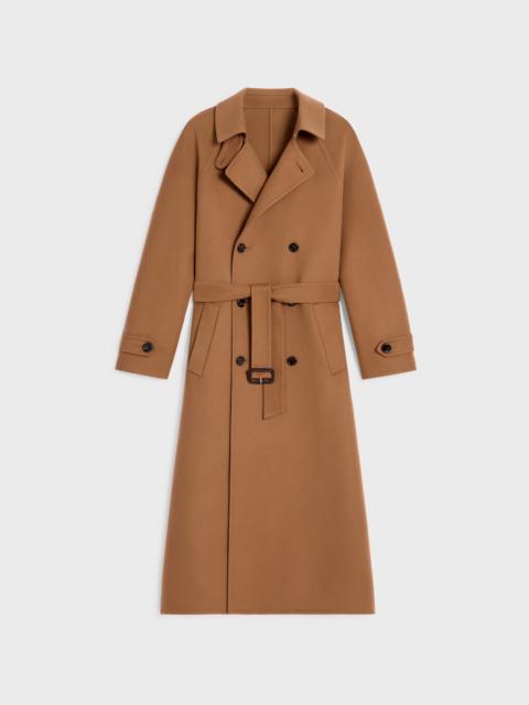 CELINE wrapped coat IN double-face wool cashmere
