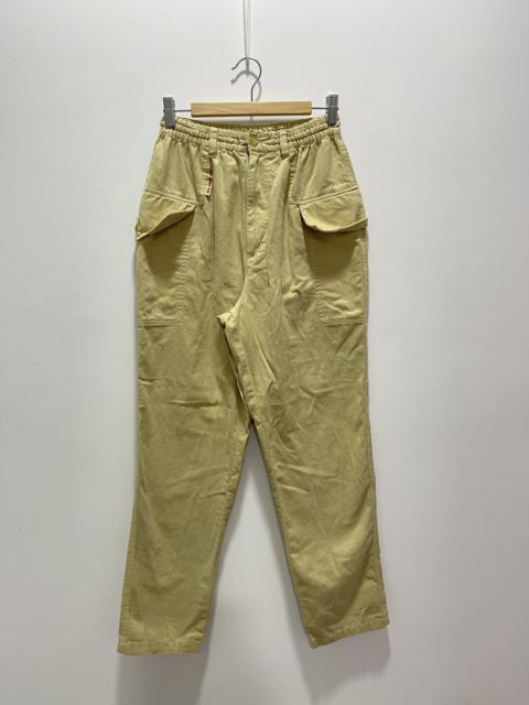 Other Designers Vintage - ISSEY MIYAKE PANTS BEIGE SIDE POCKET TROUSERS DRAWSTRING